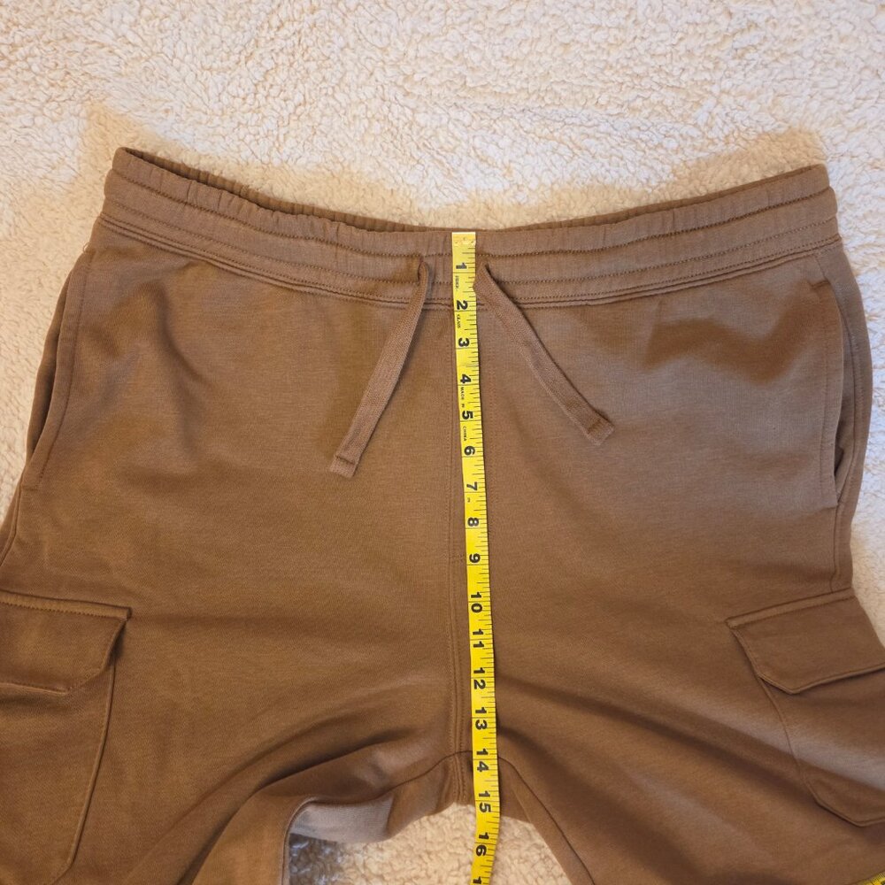 Old Navy Men’s Cargo Jogger Sweatpants Bourbon Tan Brown - XL - Picture 12 of 14